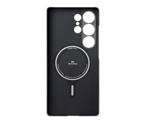 PITAKA Ultra-Slim Case Black/Grey Twill Sansung Galaxy S25 Ultra - 1369567 - zdjęcie 3